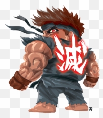 Akuma Drawing Man Transparent Png - Street Fighter Ken Drawing,Akuma Png