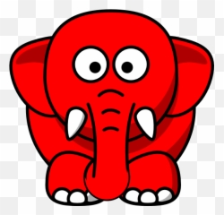 Picture - Cartoon Transparent Elephant Png,Republican Elephant Png