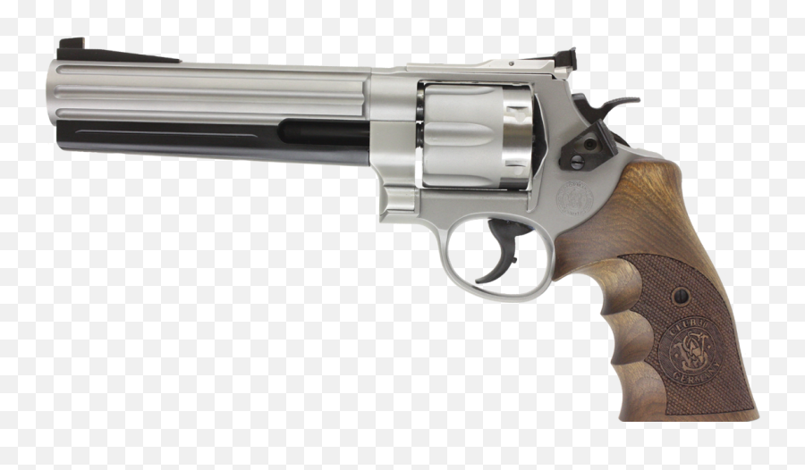 Revolvers - Smith Wesson 45 Nickel Plated Revolver Png,Revolver Png