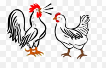 Hen Clip Art Freeuse Stock Png Files - Rooster And Hen Clip Art,Hen Png