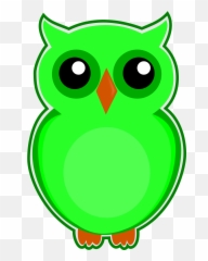 Owl Green Bird - Owls Png Clipart Eksen,Owls Png