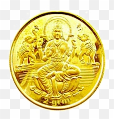 Lakshmi Gold Coin Png Background Image - 2 Gram