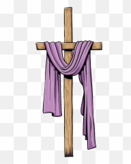 Easter Christianity Cross Png Clipart - With Draped Cloth