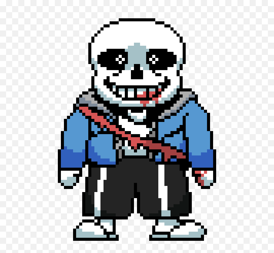 Pixilart - (Battle Sprite) ------ Sans by Isas-Studio