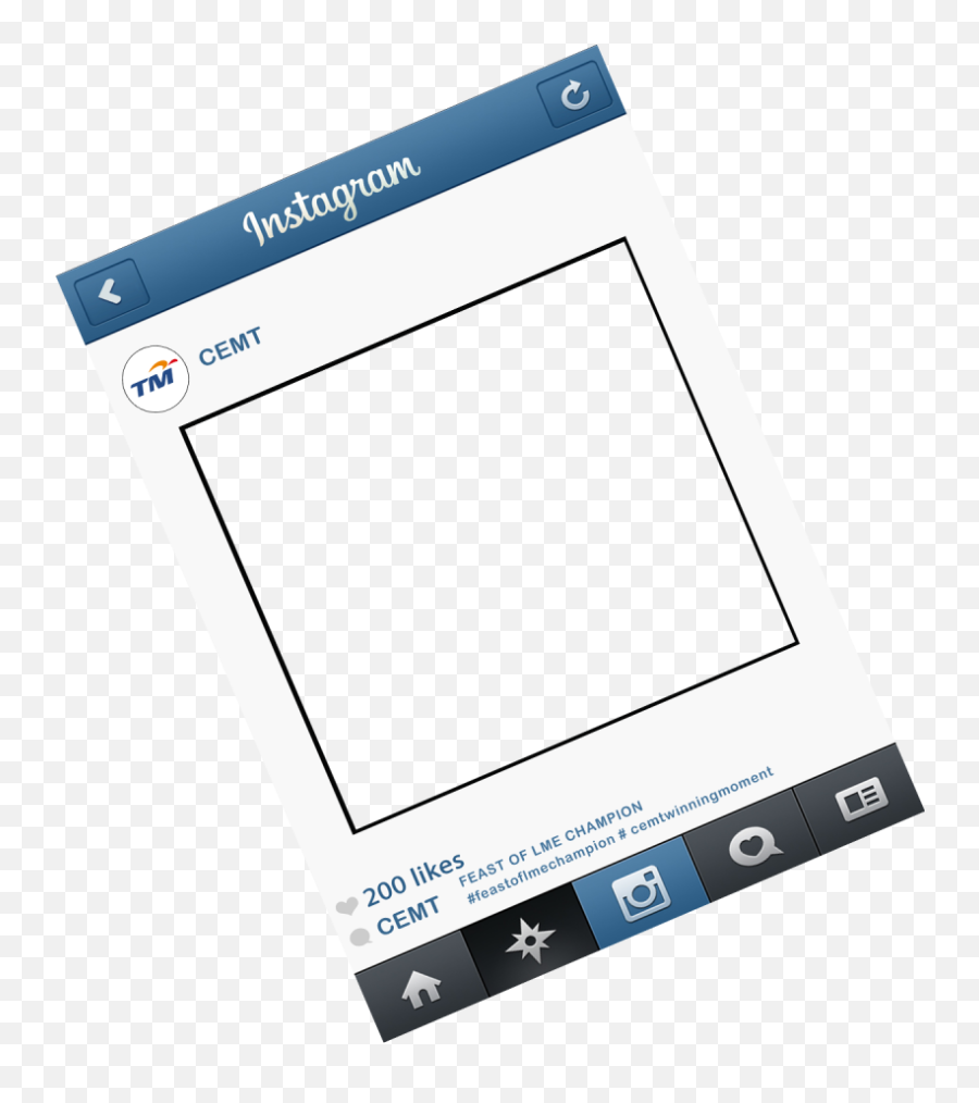 Instagram Png Image With No Background - Instagram Pic Frame Transparent Png,Instagram Frame Png