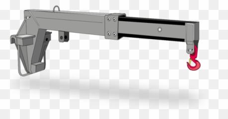 Hydraulic Extension Lift Boom Hooks - Gun Png,Gru Png