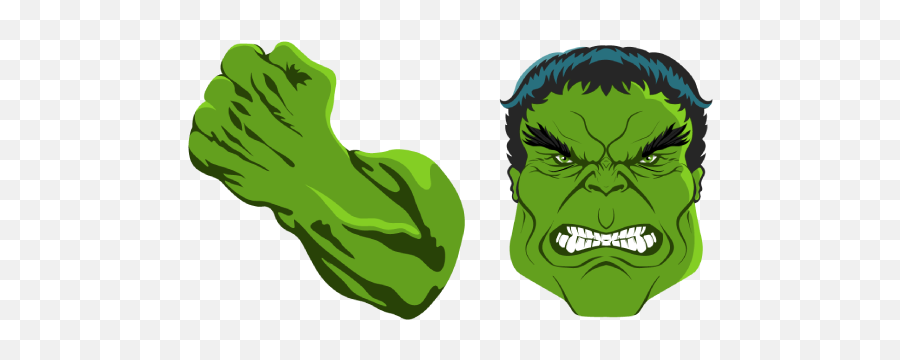 Hulk And His Fist Cursor U2013 Custom Browser Extension - Illustration Png,Bruce Banner Png