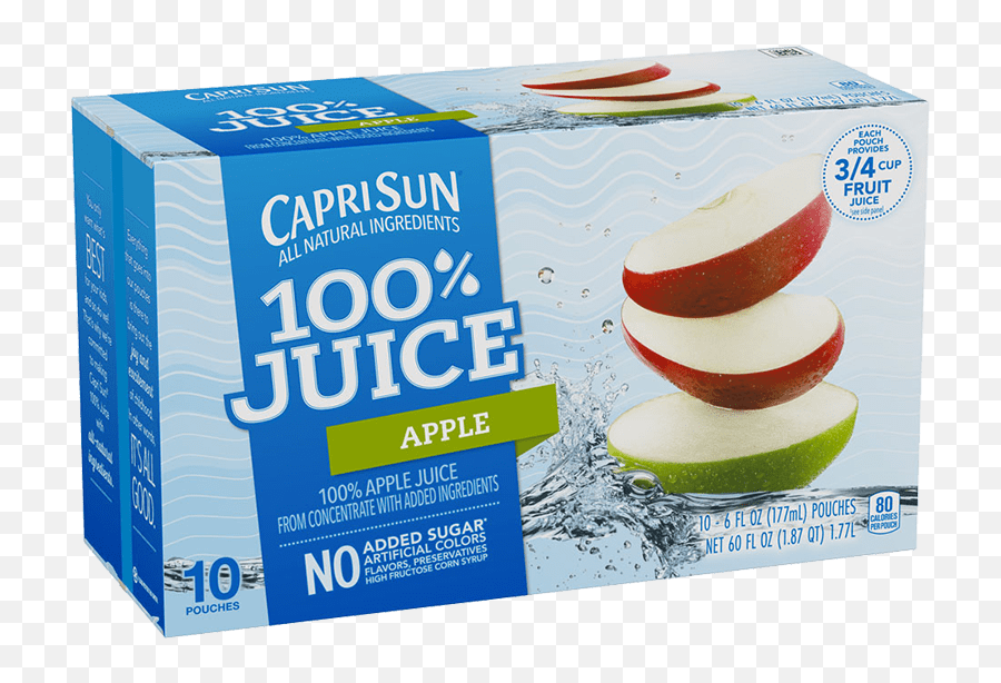 100 Fruit Juice Natural Kids Capri Sun - Capri Sun Juice Png,100% Natural Png