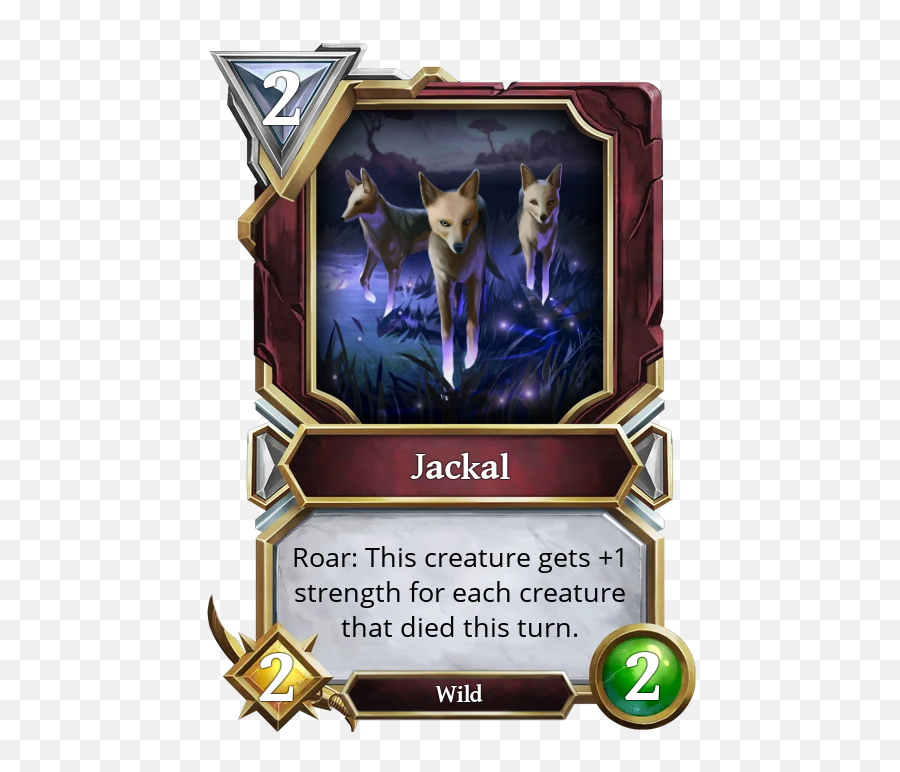 Jackal Id 59625163 - Gods Unchained Opensea Portable Network Graphics Png,Jackal Png