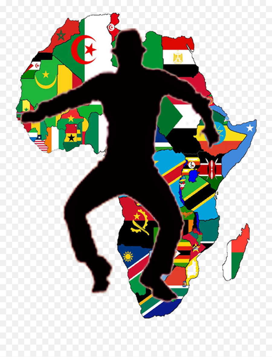 Afro Dance Hits By Nado - Africa Continent With Flags African Map Png,Afro Transparent