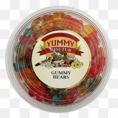 Mini Tub - Gummy Bears 200g Yummy Snack Foods Russian Candy Png,Gummy Bears Png