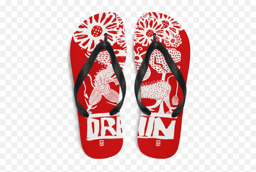 Red Demon Fight Flip - Flops U2013 Dreaminu0027 Corporation Png,Flip Flop Png