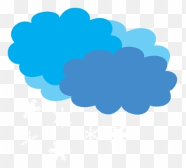 Cloudy Weather Forecast Snow - Cartoon Storm Png
