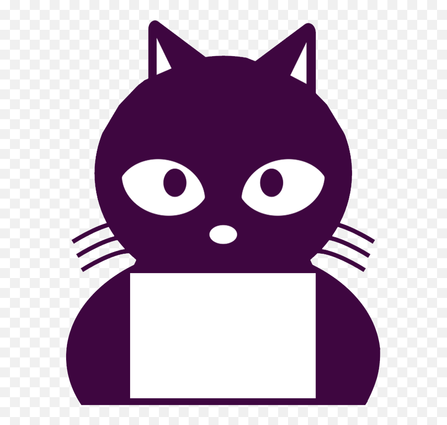 Download Cute Black Cat Clipart - Full Size Png Image Pngkit,Cat Clipart Png