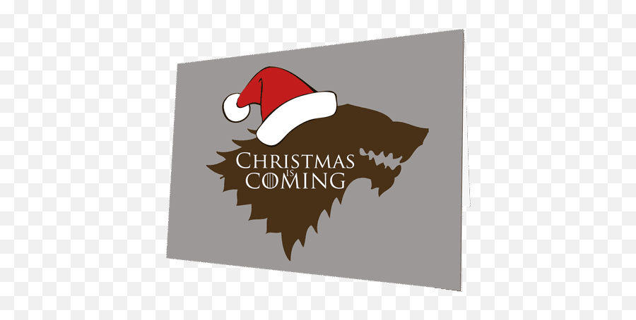 Christmas Is Coming Card - Game Of Thrones Vector Png,Christmas Card Png