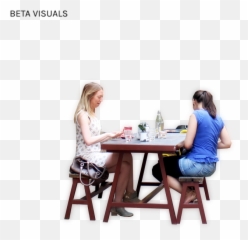Downloads - People Eating At Table Png,People Sitting At Table Png