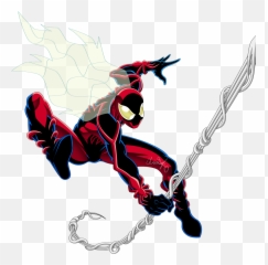 Peter Parker Spiderman Unlimited Vs Miles Morales 1610 - Man Serie png