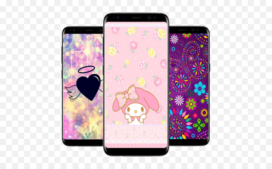 Pink Kawaii Wallpapers - Iphone Png,Kawaii Heart Png
