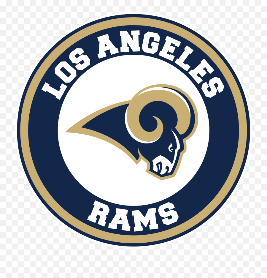 Los Angeles Rams Circle Logo Vinyl - Los Angeles Rams Circle Logo Png,La Rams Logo Png