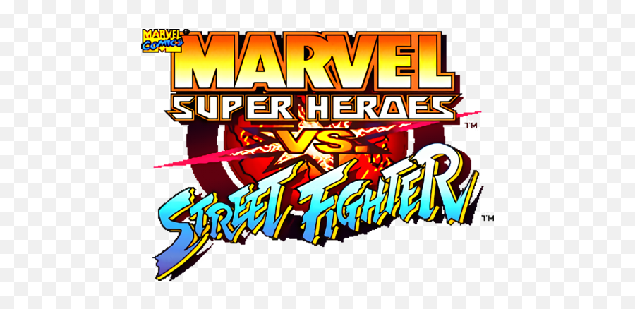 Marvel Super Heroes Vs - Marvel Super Heroes Vs Street Fighter Logo Png,Marvel Vs Capcom Logo