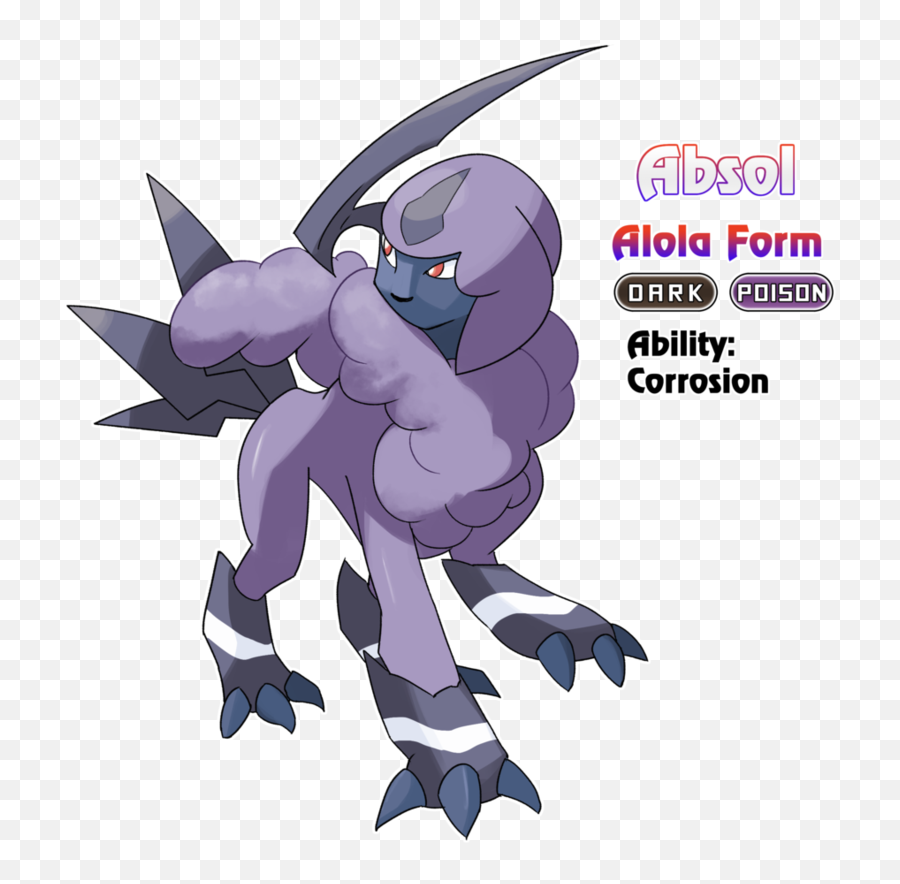 Absol - Alolan Absol Png,Absol Png