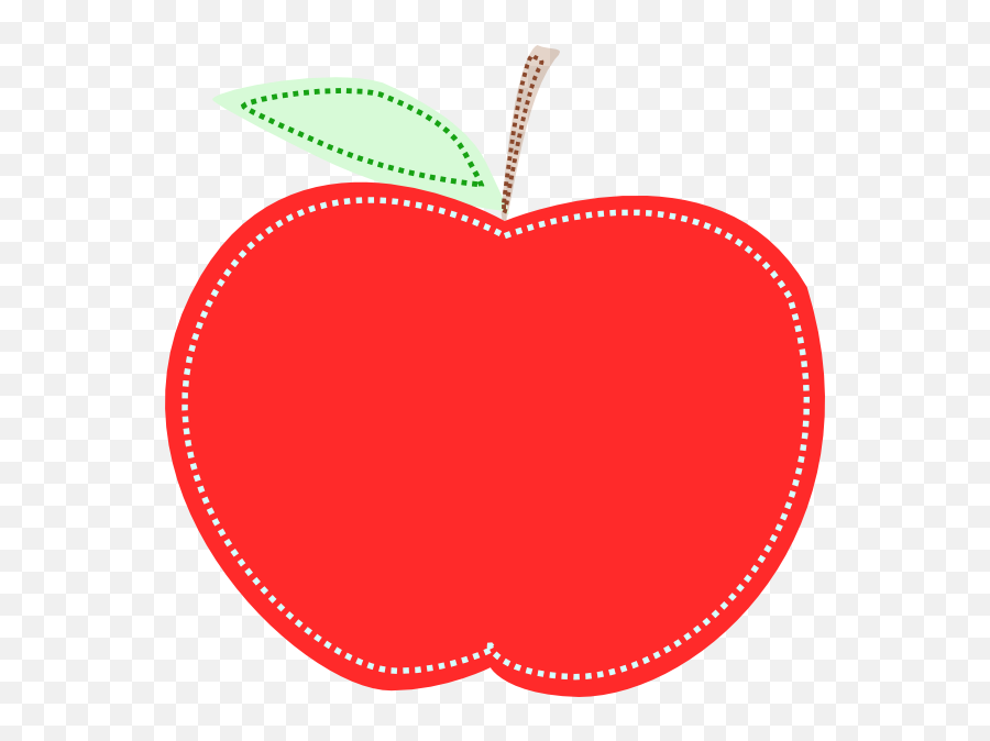 Download Hd Red Apple Clip Art - Free Red Apple Vector Png,Apple Clipart Transparent