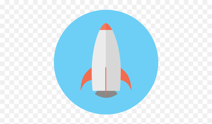 Flat Rocket Icon - Transparent Rocket Flat Icon Png,Rocket Icon Png