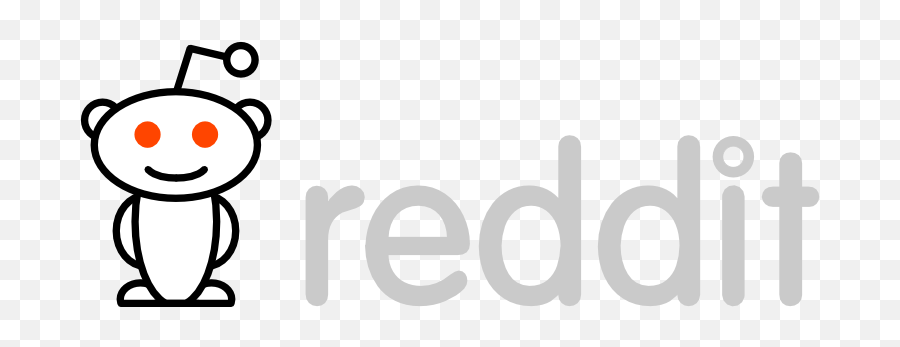 Reddit Logo Gray - Reddit Alien Png,Reddit Logo Font