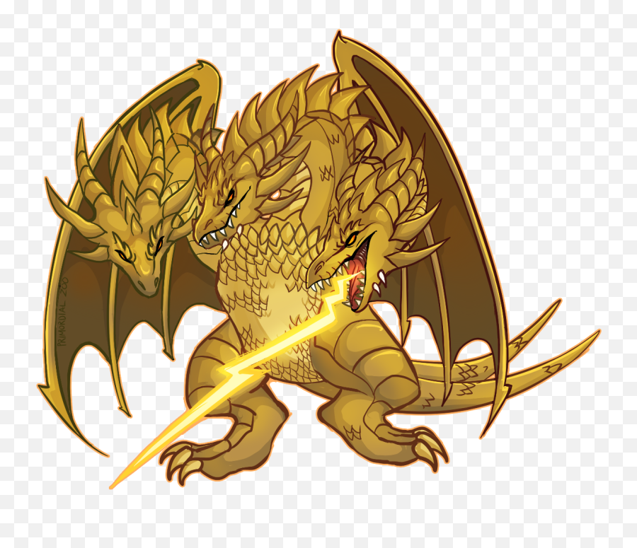 Download King Ghidorah Sticker - King Ghidorah Sticker Png,King Ghidorah Png