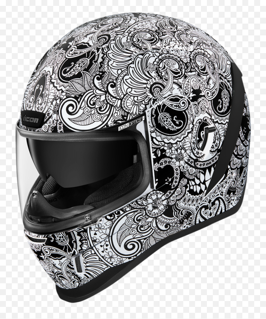 Icon Adult Street Bike Airform Chantilly Opal Helmet White Xl Ebay - Motorcycle Helmet Png,Adult Icon