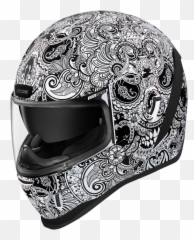 Icon Adult Street Bike Airform Chantilly Opal Helmet White Xl Ebay - Motorcycle Helmet Png,Adult Icon
