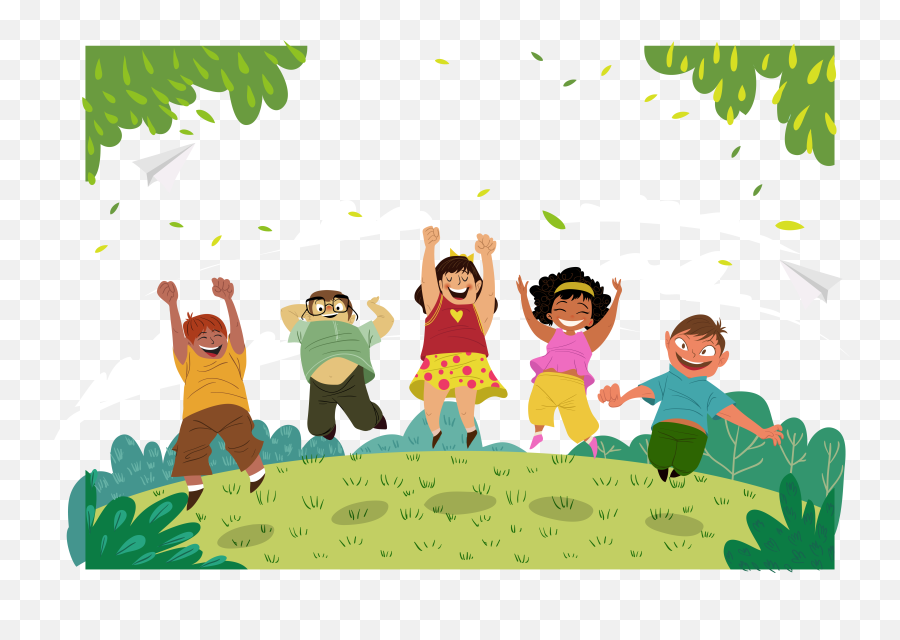 Download Childrens Fathers Day Vector Are Children Happy - Happy Childrens Day Hd Png,Father's Day Png