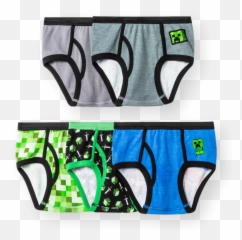 Minecraft - Boys Briefs Underwear 5 Pack Walmartcom png