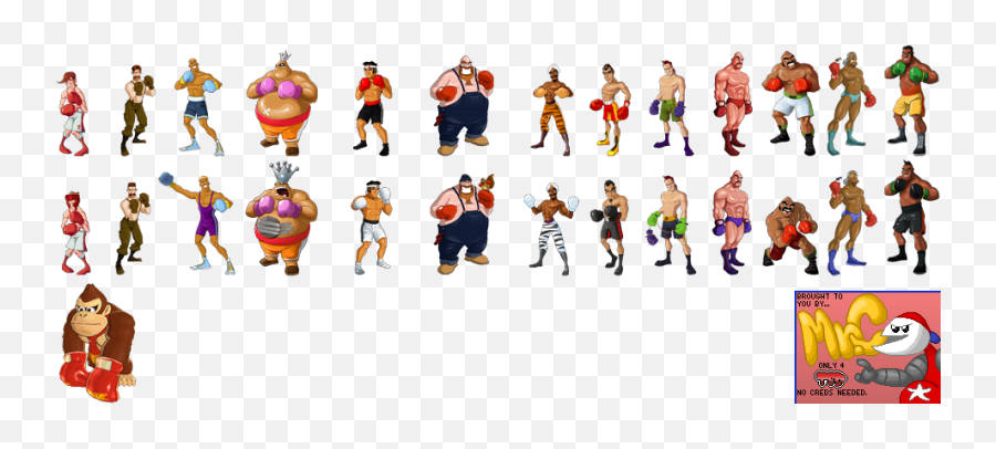 Character Portraits - Fictional Character Png,Super Punch Out Icon