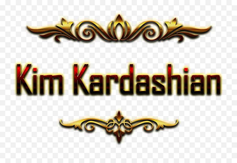 Kim Kardashian Decorative Name Png - Alexander Name,Kim Kardashian Png
