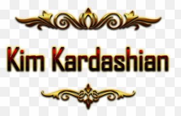Kim Kardashian Decorative Name Png - Alexander Name,Kim Kardashian Png