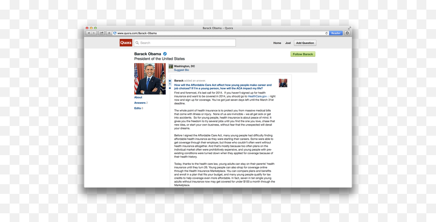 Introducing Verified Profiles - The Quora Blog Verified Quora Accounts Png,Make Obama Icon