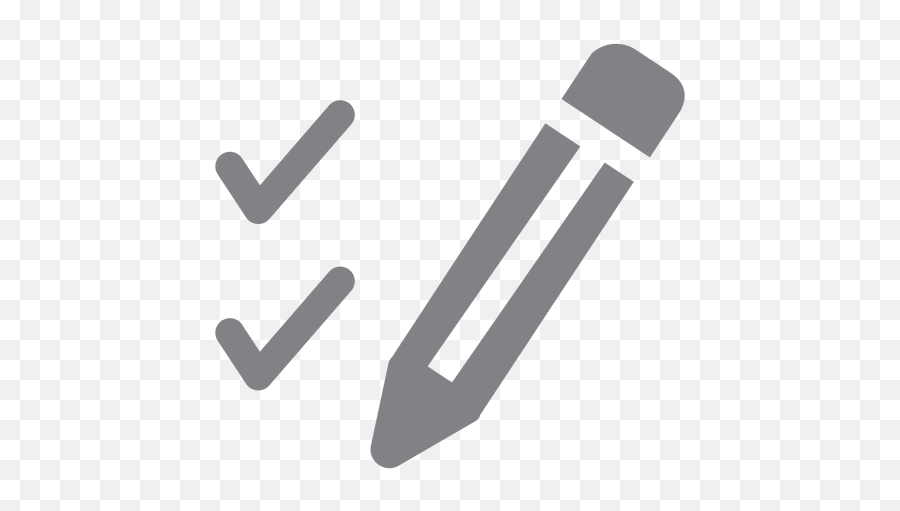 Pencil And Ticks Flat Icon Transparent Png U0026 Svg Vector - Solid,Edit Button Icon