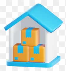 Warehouse Icon - Download in Line Style Vertical png