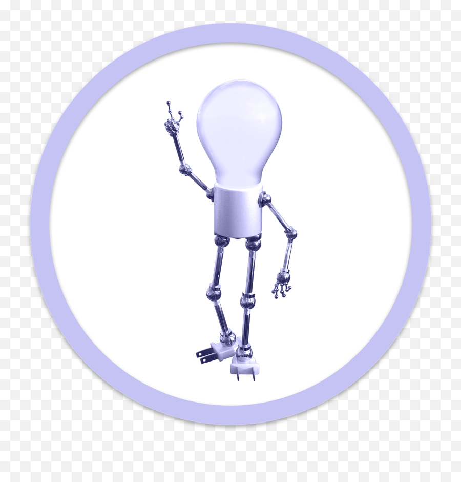 Free Photo Robot Icon Creative Lightbulb Bulb Solution Idea - Light Bulb Png,Cyborg Icon
