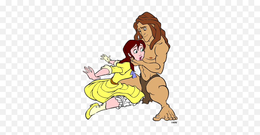 Tarzan And Jane - Disney Couples Photo 6010917 Fanpop Tarzan Y Jane Disney Png,Tarzan Png
