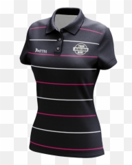 Sublimated Womens Polo Shirts Set In Sleeve - Sublimated Png,Polo Png