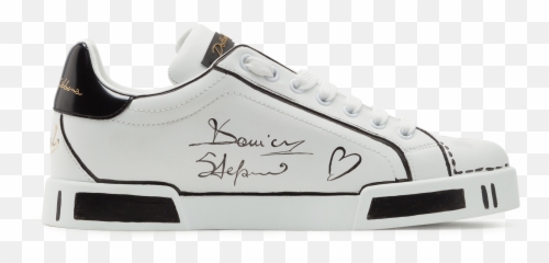 Limited Edition Portofino Sneakers In White For Women - Dolce Gabbana Limited Shoes Prices Png,Women's Shoes Gloves Icon