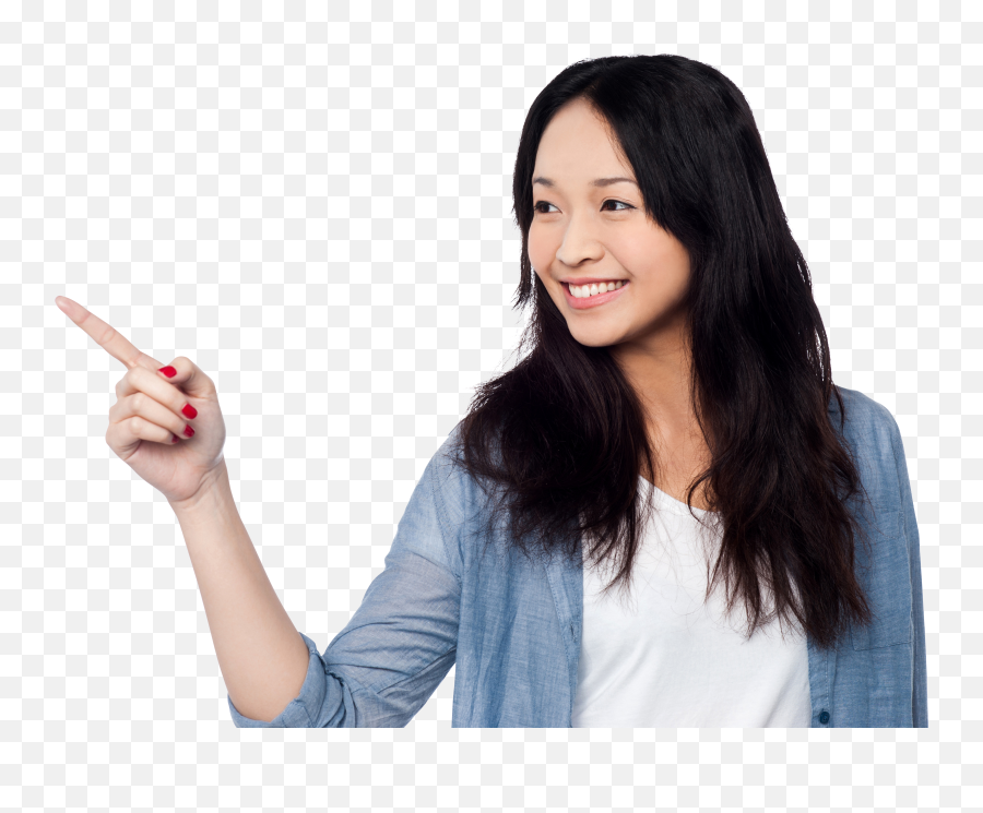 Download Women Pointing Left Png Image For Free - Woman Pointing Finger Left Png,Pointing Finger Png