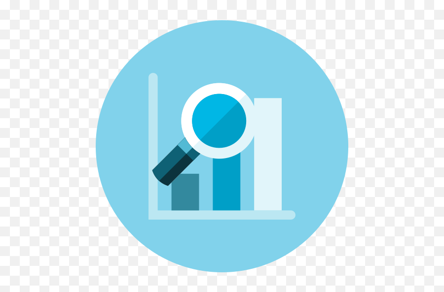 Graph Magnifier Chart Data Analysis Free Icon - Icon Data Analysis Icon Blue Png,Criticism Icon