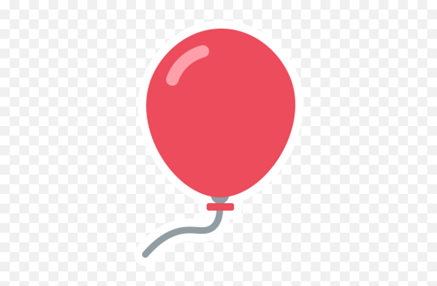 Red Ballon Sticker - Sticker Mania Dot Png,Ghost Emoji Icon