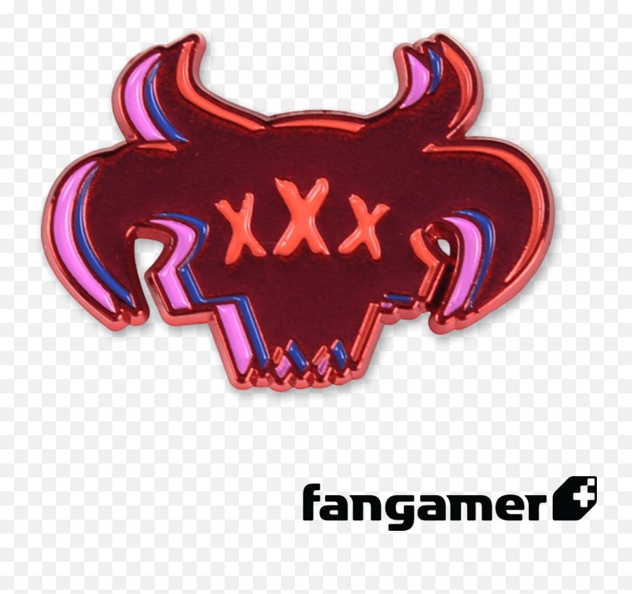 Afterparty Demon Head Enamel Pin - Automotive Decal Png,Turbografx 16 Icon