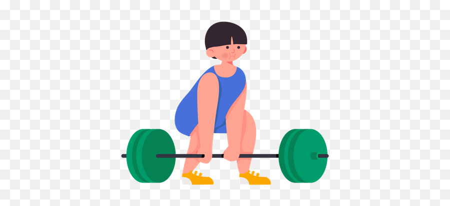 Premium Man Lifting Dumbbell In Gym 3d Illustration Download - Sports Png,Deadlift Icon
