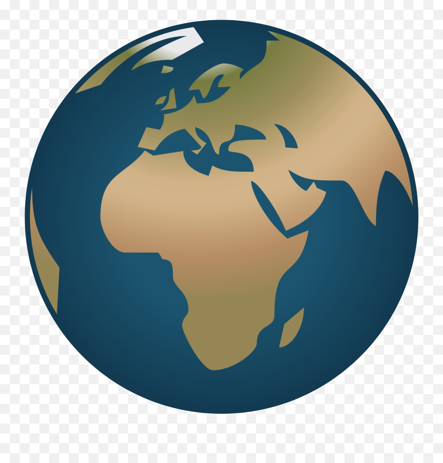Globe Clipart Planet Earth - Globe Clipart Africa Png,Earth Clipart Transparent