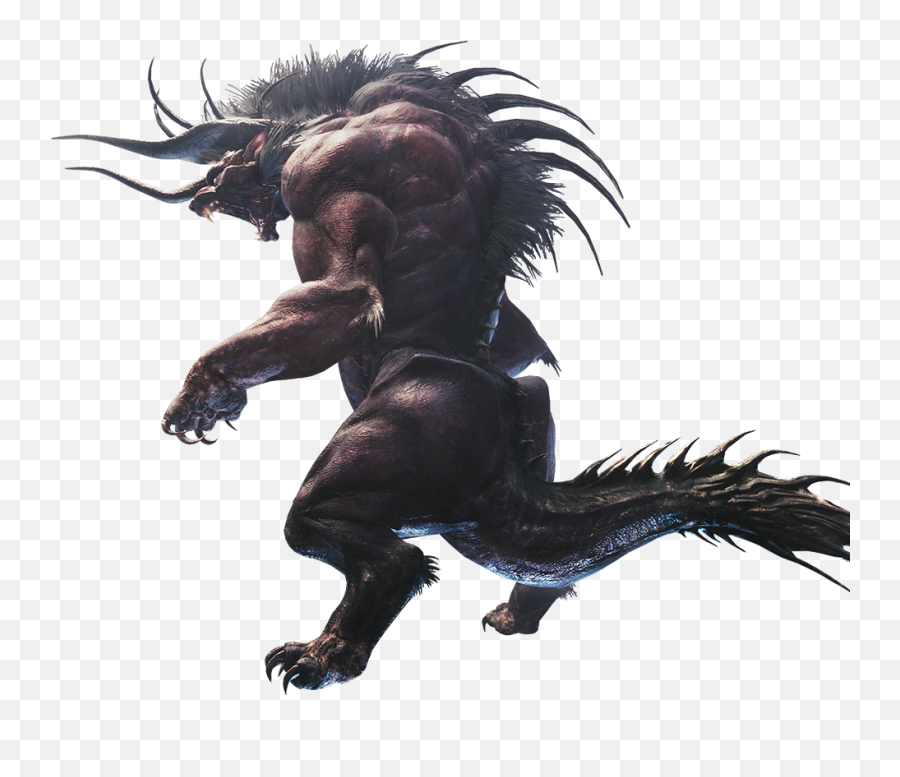 Monster Hunter World - Monster Hunter Final Fantasy Behemoth Png,Moogle Png